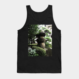 Stone Lantern in a Japanese Garden Tank Top